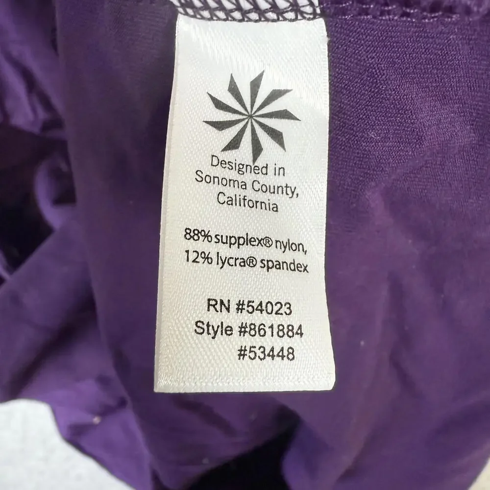 Athleta Women's Size XS Purple Packable Track Jacket Windbreaker Drawstring - Picture 5 of 6